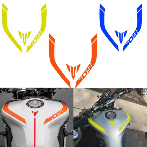 NEW 3M Motorcycle Sticker Racing MT-09 Fuel Tank Decals Logo Accessories Waterproof For Mt09 Mt 09 m