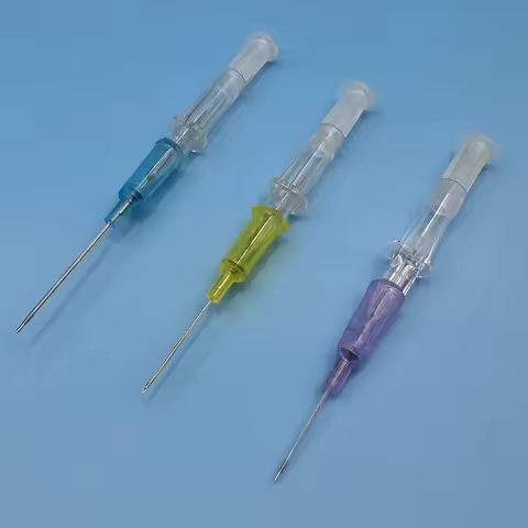 Pet 20pcs Disposable Dog Cat I. V. Cannula Animal Catheter Pet Catheters with Heparin Cap 22G 24G 26