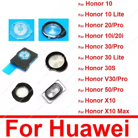 Back Rear Flash Lamp Light Cover For Huawei Honor 10 20 30 V30 50 Pro 10 30 Lite X10 Max Flashlight 