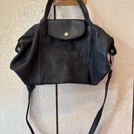 Longchamp 小羊皮 S號 黑色 已絕版 9成新 黑色