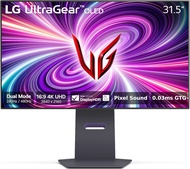 LG ‎32GS95UV-B  32-inch Ultragear OLED Gaming Monitor UHD 240Hz 0.03ms DisplayHDR True Black 400 AMD