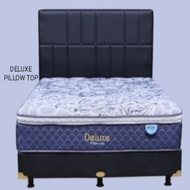 SPRING BED DELUXE PILLOW TOP SPRING BED CENTRAL SPRING BED MURAH