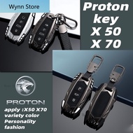 [NEW] Proton X50 X70 Chrome Reflection New Metal Car Key Cover Key Fob Case Remote Case Casing x50 k