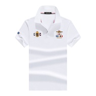 Plus Size 6XL Polo Shirts for Men Summer European Men Polo Shirts Short-sleeved Polo Shirt Casual Men's T-shirt