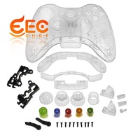Crystal Shell Compatible with Microsoft Xbox 360 Wireless Controller , Clear