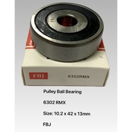 6302 RMX FBJ BEARING PULLY TOYOTA AVANZA 1.3 6302RMX. 10.2 X 42 X 13mm
