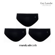 Guy Laroche กางเกงในชาย PACK 3 ตัว สีดำ รุ่น JUS4019R5BL
