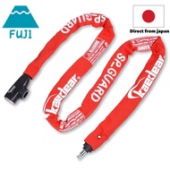 Kaedear Bike Lock Chain Lock Key Chain Length 1500mm Square Chain Diameter 6mm High Durability Cylin