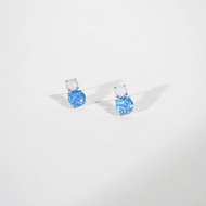 雙色澳洲幻彩Opal澳寶蛋白石耳環