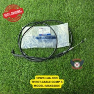 [100% ORI] SYM  MAXS400i THROT.CABLE COMP B Part No : 17920-L4A-000