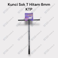 KTP Black 8mm T-Socket Wrench 8mm Black Finished 8mm T-Socket Shock