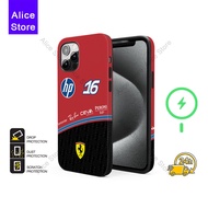 Scuderia Leclerc F1 Phone Case for iPhone 17 Pro Max / iPhone 16 Pro Max / 15 Pro Max / 13 Protectiv