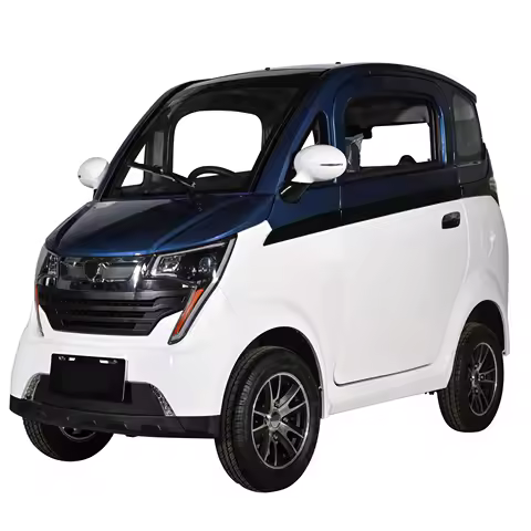 L6e Mini Car Electric Adult 1500W 58Ah 4 Wheels Electric Car Enclosed Cabin Mobility Scooter with Hi