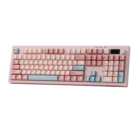 AULA S102 PRO Full Sized ANSI US Tri-mode Wireless Membrane Gaming Silent Keyboard with TFT Screen/V