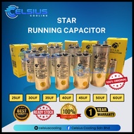 STAR CAPACITOR 25UF ~ 60UF