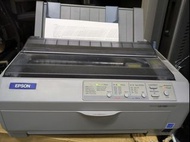 9成新 Epson lq590 LQ-590 USB parellel 440cps 高速24針 A4 點陣式打印機 可1+5張 24pin dot matrix printer