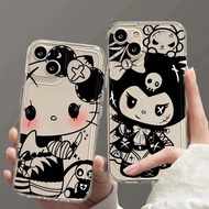 Unique black hello kitty Kuromi Shockproof Case hp Redmi 15 13x A5 a3 12 12c 9a 9c note 13 pro plus 