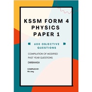 KSSM Form 4 Physics Objective Book (600 MCQs) | Buku Objektif Fizik Dwibahasa | Score A+ for SPM