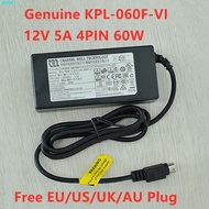 Original CWT KPL-060F KPL-060F-VI 12V 5A 4PIN 60W Power AC Adapter For HIKVISION 7816HW 7808HW Monit