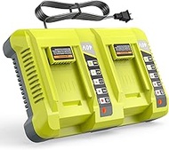 40V Dual Fast Charger for Ryobi Battery Charger