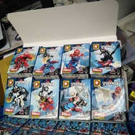 SPIDERMAN 蜘蛛俠 8 合 1 積木玩具 每合$8