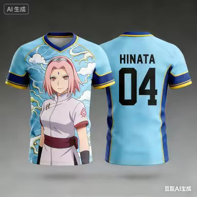 Anime Character Print Short Sleeve T-Shirt Casual Street Everyday Top