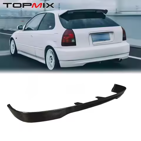 For Honda 1997-2000 Civic Type-R EK9 Premium Carbon Fiber Rear Diffuser & Bumper Lip