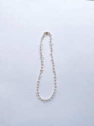 白蛋白石 頸鍊 【 white opal 】 串珠項鍊