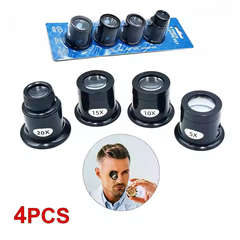 3X 5X 10X 15X 20X Watch Magnifier Jewelers Eye Loupe Loop Magnifier Magnifying Glass Watchmaker Port