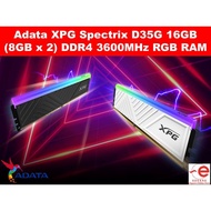 Adata XPG Spectrix D35G 16GB (8GB x 2) DDR4 3600MHz RGB RAM