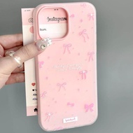 HP MERAH Pink Bow [Dm Case] Casing Redmi Note 14 4G 5G A5 15C 15 13 13X Xiaomi 15T Pro 14C C85 13C C