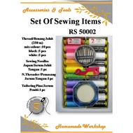 Thread/Benang Jahit,Sewing Needles Japan/Jarum Jahit Tangan,N.threader/Pemasang Jarum Tangan,Tailori