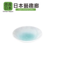 美濃燒日本製「天與海系列」5.1 吋瓷小碟(2色可選) (平行進口)