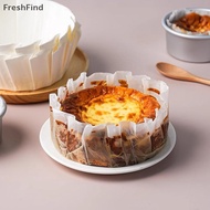 Basque Cheesecake Oil Paper Tray Foldable Cake Mold Disposable Release Mousse Cake Paper Baking Oil 