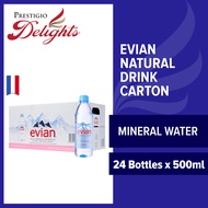Evian Natural Mineral Water 500ml (1 Carton)