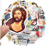 💥💥💥💥พร้อมส่งในไทย💥💥💥bible คริสเตียน พระเยซู God Christian Jesus sticker สติกเกอร์กันน้ำรูปแบบที่แตกต