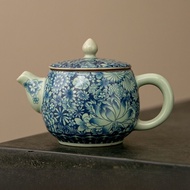 Đồng Cốc Trà Sứ Cao Cấp Trung Quốc Thủ Công Lớn Xishi Tráng Men Vàng Tranh Hoa Sứ Tráng Men Trà Phon