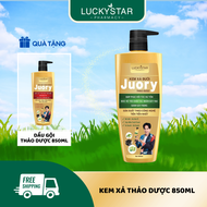 [MUA 1 TẶNG 1] KEM XẢ THẢO DƯỢC JUORY 850ML - LUCKY STAR - NEW - TẶNG DẦU GỘI
