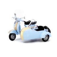 Tiny Miniature Vespa Scooter Sidecar 1:64 Scale ATC35036