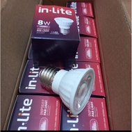 Inlite 8 watt LED spotlight 6500k white cool daylight INP1607