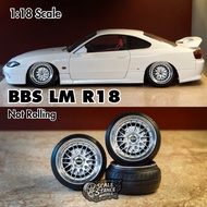 PRE ORDER 1:18 Scale Diecast Rims BBS LM R18田 Scale Stance Not Rolling
