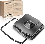 A-Premium Transmission Oil Pan with Drain Plug & Gasket Compatible with 4R70W 4R75W 4R75E AOD-E Tran