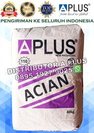 A PLUS, ACIAN, SEMEN ACIAN, PENGHALUS TEMBOK, FINISHING TEMBOK, 40 KG