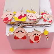 Amine Kirby Handphone Anti Dust Plug Cute Cartoon Nesoid Alloy Handphone Pendant Hoshi No Kirby Phablet Dustproof Plug Gift For Child