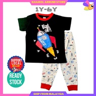 (1-6Y) Baju Tidur Budak / Kanak Kids Pyjamas Girls 1-6 Years  Baju Budak Perempuan Lengan Panjang Murah Viral Borong