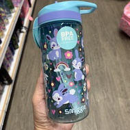 กระติกน้ำ หลอดดูด เล็ก 440 มล. Smiggle junior water bottle- Animalia-กระต่าย