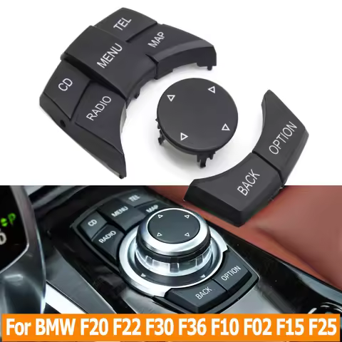 Interior Car CIC IDrive Multimedia Knob Menu Buttons For BMW 1 2 3 4 5 6 7 X3 X4 F20 F22 F30 F34 F36