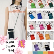 Thai Pleats Nano Knit Sling Bag Handphone Bag