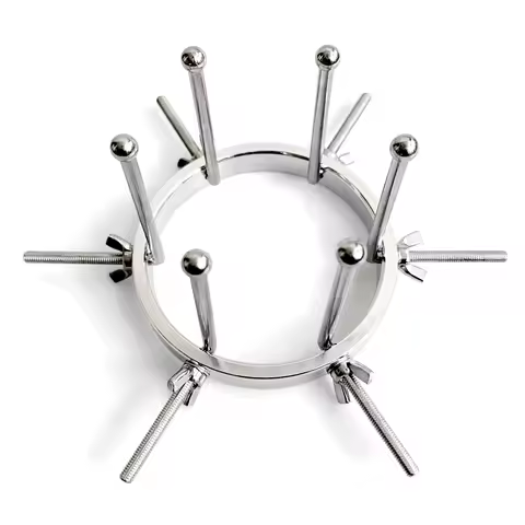 1pcs Metal Anal Dilators Adjustable Butt Plug G-Spot Vaginal Dilator Anal Peeping Anal Trainer, Vagi