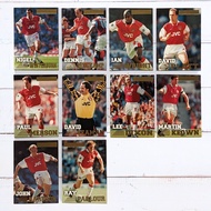 Soccer Card Team Arsenal Merlin Premier Gold 1996-1997